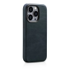 Skórzane etui iPhone 14 Pro magnetyczne z MagSafe Oil Wax Premium Leather Case ciemnoniebieski