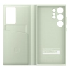 Oryginalne etui pokrowiec do Samsung Galaxy S24 Ultra kieszeń na kartę Smart View Wallet jasnozielone