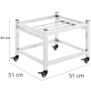 Wózek podstawa pod kocioł fermentacyjny warzelny 45 x 45 cm do 150 kg