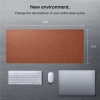 Podkładka mata na biurko pod myszkę laptop antypoślizgowa gamingowa 90x40cm brązowa