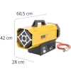 Nagrzewnica dmuchawa gazowa budowlana do 510 m2 60 kW