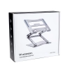 ZESTAW Podstawka pod laptopa aluminiowa + podstawka do smartfona - srebrna