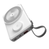Power bank 10000mAh LED USB-C USB-A Lightning MagSafe Apple Watch - biały