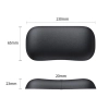 Ergonomiczna podkładka pod nadgarstek 130 x 65 mm - czarna