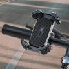 Uchwyt na telefon 4.5-6.7'' mocowany na kierownicę roweru motoru - czarny