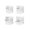 Uniwersalna ładowarka adapter podróżny 35W EU / UK / AUS / US / JP 3x USB-C 2x USB-A - biały