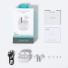 Słuchawki bezprzewodowe douszne TWS Bluetooth 5.4 ANC ENC - białe