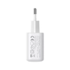 Ładowarka sieciowa USB-C PD QC 20W + kabel USB-C 1m - biała