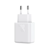 Ładowarka sieciowa USB-C PD 30W QC SFC - biała