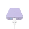 Powerbank magnetyczny indukcyjny 10000mAh 20W + kabel USB-C - fioletowy