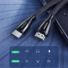 Kabel przewód audio video HDMI 2.1 8K 60Hz 4K 120Hz 1m - czarny