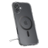 Etui ochronne na iPhone 16 Ultra Hybrid MagSafe Carbon Fiber - przezroczysto szare