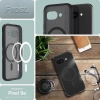 Etui pokrowiec na Google Pixel 9A z MagSafe Ultra Hybrid Mag - przezroczysto-czarne