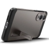 Etui case na Samsung Galaxy S25 Edge Tough Armor MagSafe - szaro-czarne