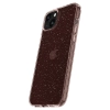 Etui case na iPhone 15 Plus Liquid Crystal Glitter - różowo przezroczyste