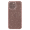 Etui case na iPhone 15 Pro Max Liquid Crystal Glitter - różowo przezroczyste