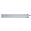 Listwa antyprzepięciowa Super-Solid 8 gniazd 2.5m 13.500A - srebrna