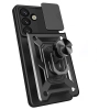 Pancerne etui z podstawką osłoną aparatu na OnePlus Nord 4 5G Hybrid Armor Camshield - czarne