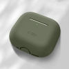 Etui ochronne silikonowe na słuchawki Apple AirPods 4 - oliwkowe