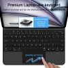 Etui z klawiaturą na iPad Pro 12.9'' 2020 / 2021 / 2022 / iPad Air 13'' 2024 / 2025 Smartcase Magnetic - czarne