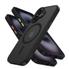 Etui case na iPhone 16 z nakładkami na przyciski MagMat Magsafe - czarny mat