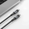 Kabel przewód USB-C PD 100W 5A 3m - szary