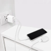 Ładowarka sieciowa USB-A USB-C PD 25W - biała