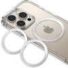 Pierścień blaszka magnetyczna MagSafe do etui smartfona - srebrny