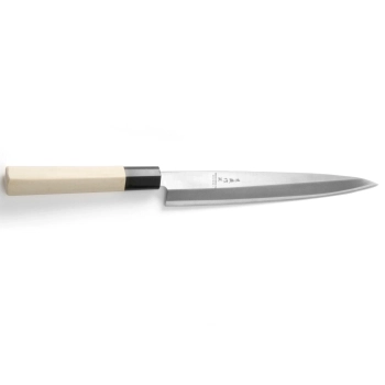 Nóż japoński SASHIMI z drewnianą rączką 210 mm - Hendi 845059