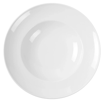 Talerz do makaronu spaghetti OPTIMA biała porcelana śr. 260mm - Hendi 770948