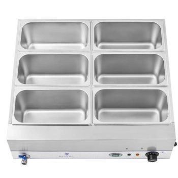 Bemar podgrzewacz wodny na podstawie stalowej 6 x GN 1/3 2000W 230V