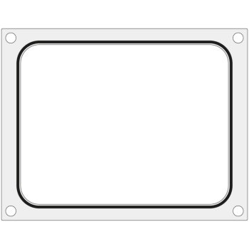 Matryca forma do zgrzewarek MCS na tackę bez podziału 227x178 mm - Hendi 805442