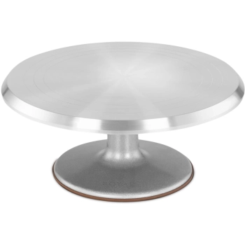 Patera podstawka na ciasto tort ciastka obrotowa aluminiowa śr. 31 cm