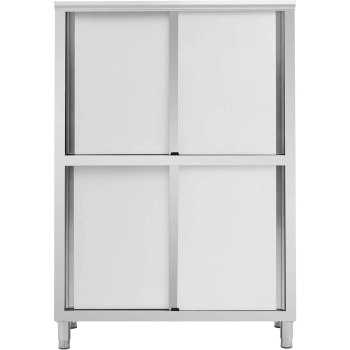 Szafa gastronomiczna magazynowa ze stali nierdzewnej drzwi suwane 200 kg 120 x 50 x 180 cm