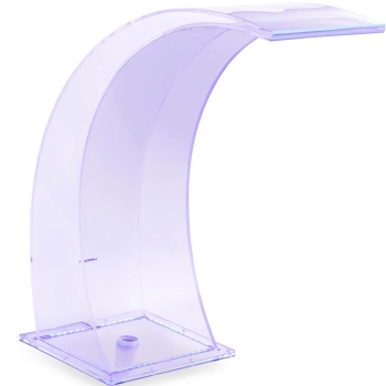 Wylewka wodospadowa z oświetleniem LED 35 cm wypływ wody 303 mm
