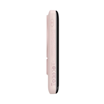 Powerbank z bezprzewodowym ładowaniem MagSafe 10000mAh 20W kabel USB-C 0.5m różowy