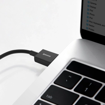 Kabel przewód Superior do Huawei USB - USB-C 11V / 6A SuperCharge 2m - czarny