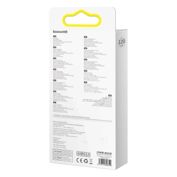 Kabel przewód 4w1 USB+USB-C do USB-C / iPhone Lightning / micro USB 1.2m - niebieski