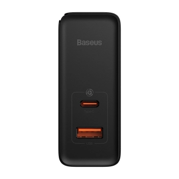 Szybka uniwersalna ładowarka sieciowa GaN5 Pro USB-C / USB 100W - czarny