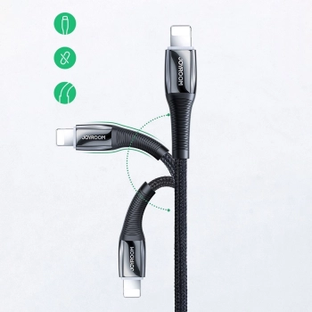 Kabel przewód do iPhone USB-C - Lightning Power Delivery 20W 2.4A 1.2m czerwony