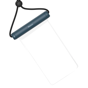 Wodoodporne etui pokrowiec na telefon Slide-cover niebieski