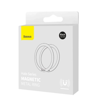 Magnetyczny pierścień na telefon Halo Series ZESTAW 2szt czarny