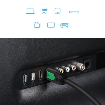 Kabel przewód HDMI 2.0 4K 60Hz 30AWG 2m czarny