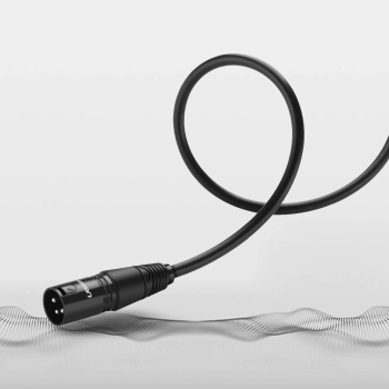 Przedłużacz do kabla przewodu audio do mikrofonu XLR 3m czarny