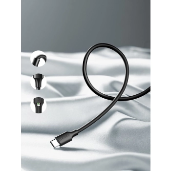 Kabel przewód USB - USB-C 3A 3m czarny