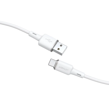 Kabel przewód USB - USB-C 3A 1.2m biały