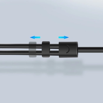 Przejściówka rozdzielacz AUX 3.5 mm mini jack na mikrofon i słuchawki czarny