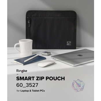 Etui saszetka torba organizer na laptopa tablet do 13'' Smart Zip Pouch beżowy