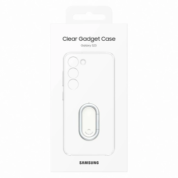 Etui pokrowiec z podstawką Samsung Galaxy S23 Clear Gadget Case przezroczyste