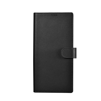 Etui skórzany pokrowiec portfel do Samsung Galaxy S23 Ultra Wallet Case czarne